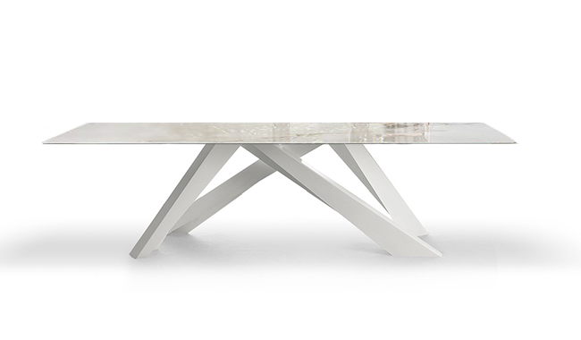 Bonaldo Big Ceramic Dining Table Fixed