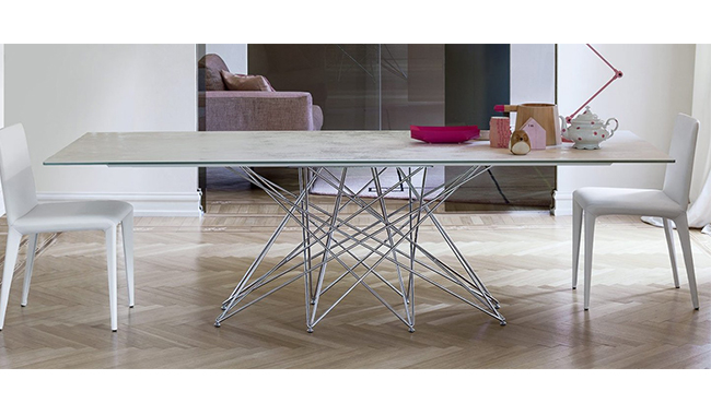 Bonaldo Octa Ceramic Dining Table Fixed