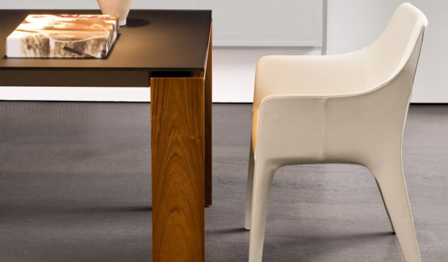 Bonaldo Tip Toe Arm Dining Chair