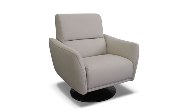 Bracci Mercury Swivel Armchair Quickship