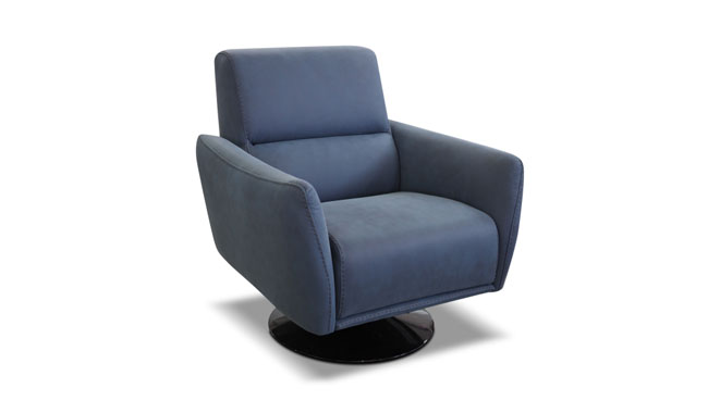 Bracci Mercury Swivel Armchair Quickship