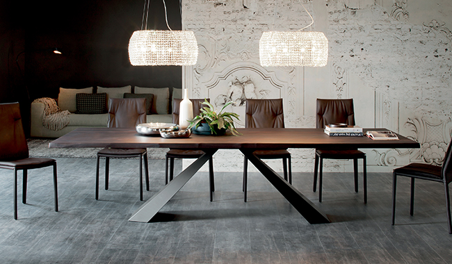 Cattelan Eliot Wood Dining Table Rectangular