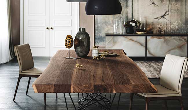 Cattelan Gordon Wood Dining Table