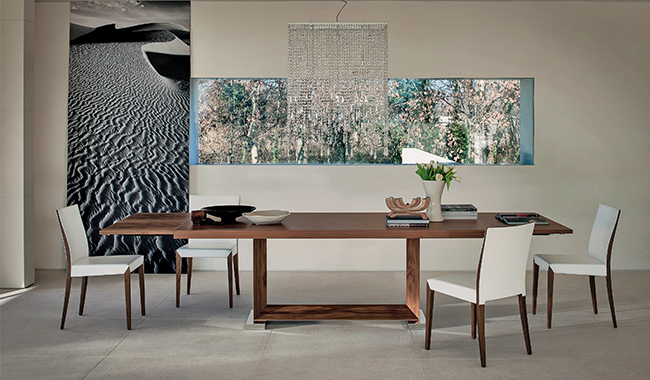 Cattelan Monaco Wood Dining Table