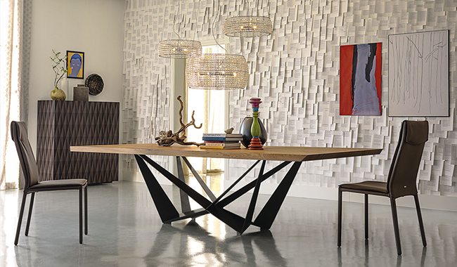 Cattelan Skorpio Wood Dining Table Rectangular