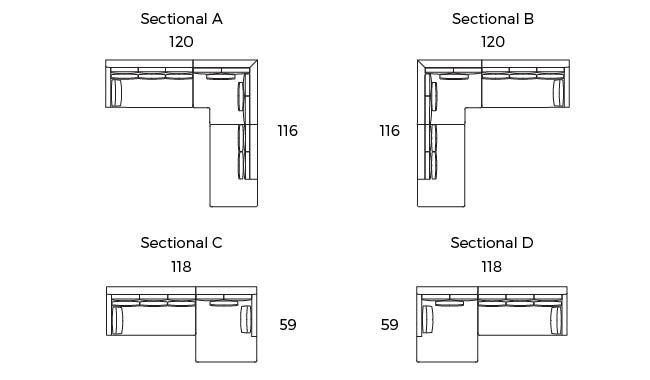 Dellarobbia Eaton Sectional