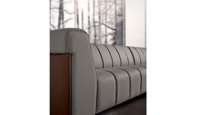 Gamma Nautilus Sofa One Arm