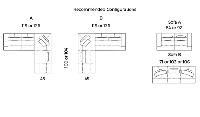 Gamma Sunset Sectional