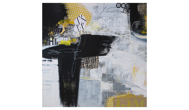 Linda Ann Weber - Graffiti With Yellow