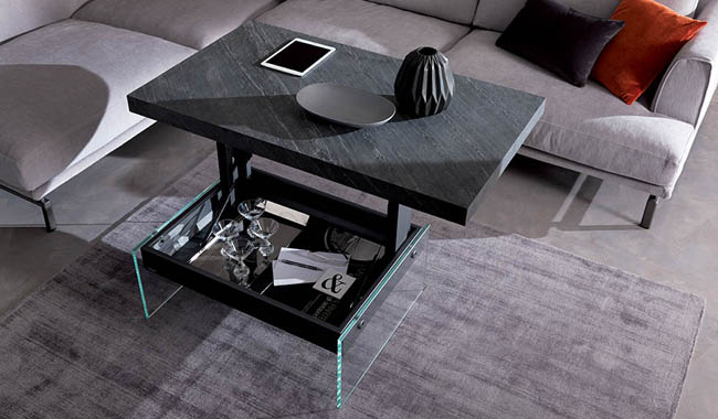 Ozzio Bellagio Transformable Coffee Table