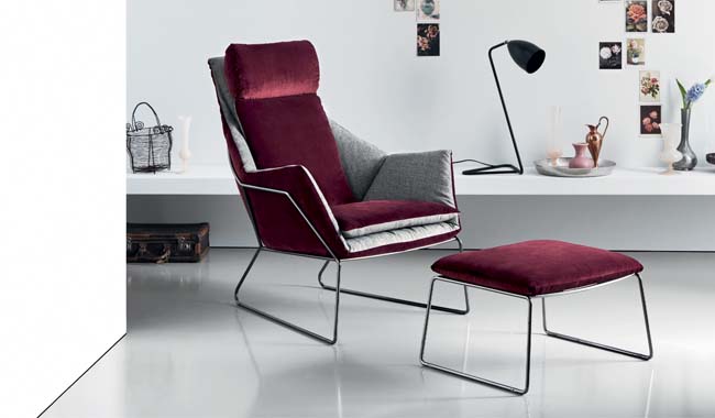 Saba New York Bergere Lounge Chair