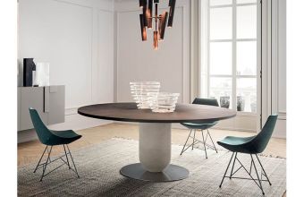 Ettore Round Dining Table Quickship