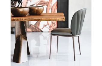 Chrishell Metal Leg Dining Chair