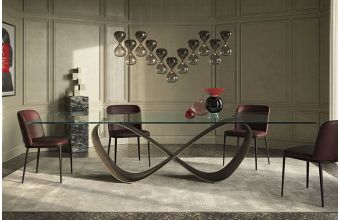 Butterfly Glass Dining Table