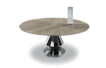 Grand Palais Round Wood Dining Table