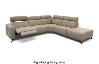 Regal Recliner Sectional with Peninsula Quickship