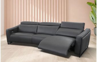 Athos Curved Recliner Sofa Quickship