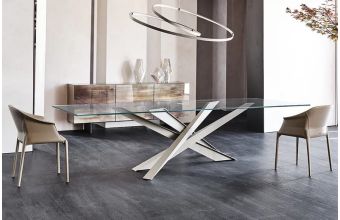 Lancer Glass Dining Table