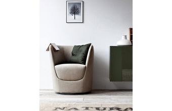 Opla Swivel Lounge Chair Quickship