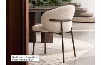 Oleandro Metal Dining Chair Quickship