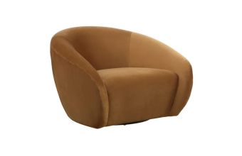 Desoto Swivel Lounge Chair Quickship
