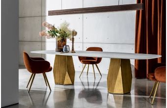 Deod Double Base Dining Table