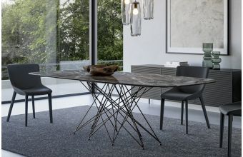 Octa Rectangular Rounded Dining Table
