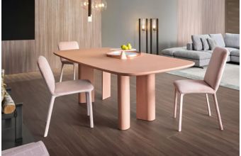Geometric Monomaterial Dining Table