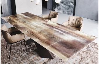 Tyron CrystalArt Extension Dining Table